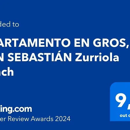 Apartment En Gros, Zurriola *